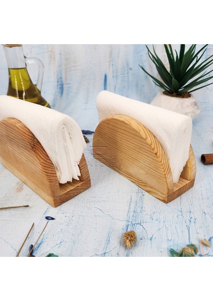 Peçetelik Naturel Renk Ağaç 2'li fırsatları