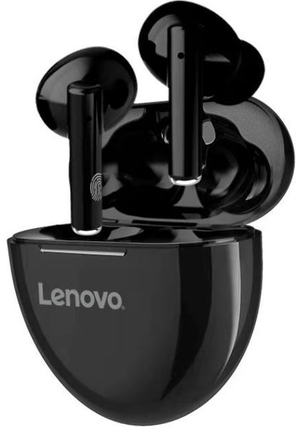 Yüksek Ses Kalitesine Sahip Lenovo HT06 Kablosuz Bluetooth Kulaklık - Beyaz (Yurt Dışından)