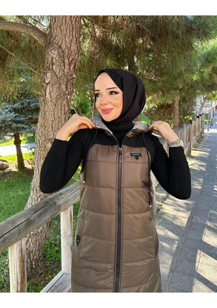 Kışlık Kapitone Şişme Elyaf Dolum Kadın Yelek 50004 fırsatları