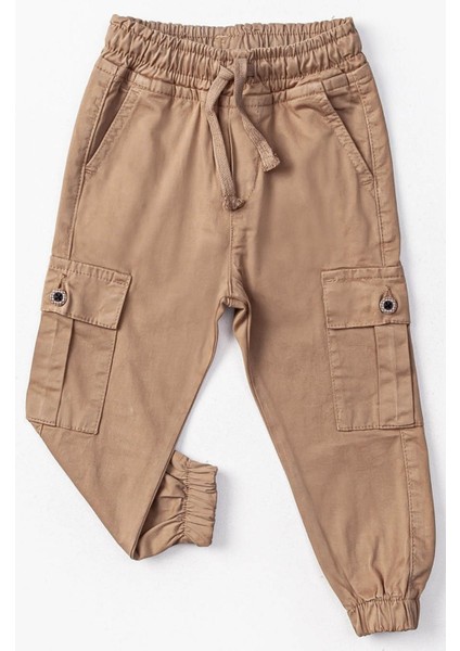 Lastikli Bel ve Paça Kargo Cepli Jogger Erkek Çocuk Pantolon indirimleri