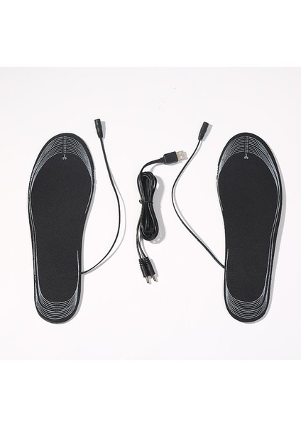 Gahome USB Şarjlı Ayak Isıtmalı Tabanlık - 35-44 Numara - Siyah (Yurt Dışından)