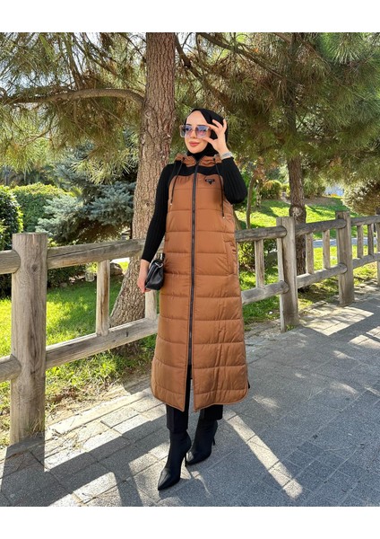 Kışlık Kapitone Şişme Elyaf Dolum Kadın Yelek 50004 fiyatları