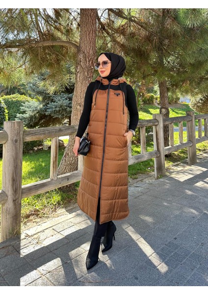 Kışlık Kapitone Şişme Elyaf Dolum Kadın Yelek 50004 fırsatları