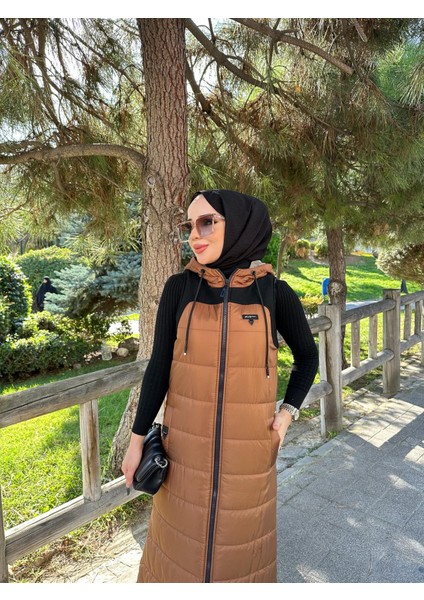 Kışlık Kapitone Şişme Elyaf Dolum Kadın Yelek 50004 indirimleri