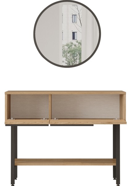 Ocean Dresuar Aynalı Kapaklı Metal Ayaklı Uv Baskı Sepet-Jüt ON12-SU indirimleri