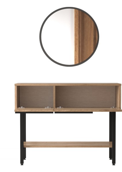 Ocean Dresuar Aynalı Kapaklı Metal Ayaklı Sepet ON12-S fırsatları