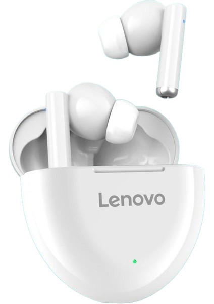 Yüksek Ses Kalitesine Sahip Lenovo HT06 Kablosuz Bluetooth Kulaklık - Beyaz (Yurt Dışından)