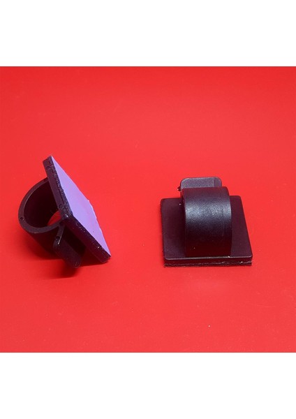 Kablo Klipsi Yapışkanlı YKKL 25X25 1007 300 Adet indirimleri