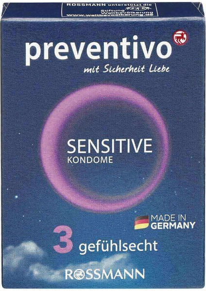 Prezervatif Sensitive Seyahat Boy 3'lu
