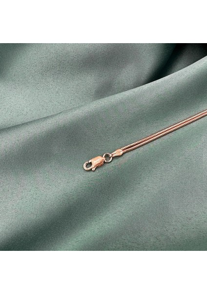 Düğüm Model Rose Gold Kaplama Unisex Gümüş Çift Bileklik modelleri