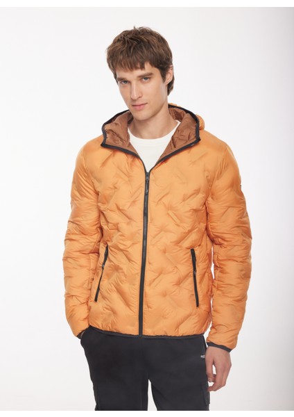 Safran Erkek Kapüşonlu Kapitone Mont D3WM-MNT2