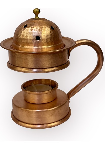 Skoçlu Aromaterapi Bakır Buhurdanlık