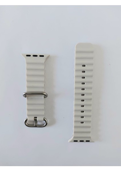 Apple Watch Uyumlu Ocean Band 38/40/41 Stone Grey