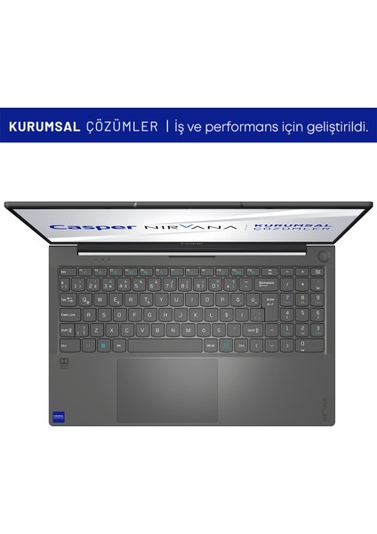 Casper Nirvana X700.5500-8V00T-G-F Ryzen 5-5500U 8 GB RAM 500GB NVME SSD Windows 11