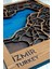 Ahşap Tablo Duvar Dekoru Wall Art - 3 Boyutlu İzmir Haritası 4
