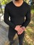 Kazak Örme Tüylenmez Naturel Pamuk Kazak Slim Fit Triko Dar Kesim Body Kazak 5