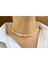 Sertifikalı Pembe Opal Taşı Doğaltaş Kolye 8 mm 1
