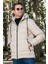 Su Itici Slim Fit Soğuğa ve Rüzgara Dayanıklı Kapüşonlu Şişme Mont Erkek Mont 649005 2