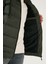 Su Itici Slim Fit Soğuğa ve Rüzgara Dayanıklı Kapüşonlu Şişme Mont Erkek Mont 649005 4