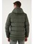 Su Itici Slim Fit Soğuğa ve Rüzgara Dayanıklı Kapüşonlu Şişme Mont Erkek Mont 649005 5
