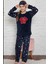 Çocuk Desenli Kışlık Polar Pijama Takımı 4C-0495 1
