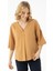 Kadın Camel Kısa Kollu Gömlek 50263178-VR015 1