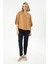 Kadın Camel Kısa Kollu Gömlek 50263178-VR015 4