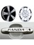 Panda Kapı Kolu Jant Sticker (10 Adet) Etiket Yapıştırma Z134 1