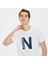 Nautıca Erkek Beyaz Standart Fıt T-Shırt VE37302T.1BW 4
