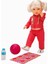 Dollz'n More Tina Sporty Bebek 45 Cm. - Koyu Pembe Eşofmanlı 4