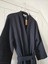 4 Kat Müslin Pamuk Siyah Kimono Unisex XL Bornoz - Sabahlık 2