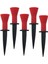 5x Golf Topu Tutucu Golf Salıncak Eğitmen Yardımı Açık Spor Kauçuk Golf Topu Kırmızı Yükseklik 5.8 cm (Yurt Dışından) 3