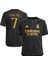 Real Madrid 2023/24 Yeni Sezon Vini Jr Siyah Alternatif Forması (Third Shirt) 1