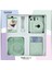 Instax Mini 12 Yeşil Fotoğraf Makinesi 10'lu Film Simli Pleksi Kılıf Mandal ve Kıskaçlı Resim Standı Bundle Box 1