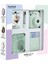 Instax Mini 12 Yeşil Fotoğraf Makinesi 10'lu Film Simli Pleksi Kılıf Mandal ve Kıskaçlı Resim Standı Bundle Box 3