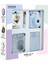Instax Mini 12 Mavi Fotoğraf Makinesi 10'lu Film Simli Pleksi Kılıf Mandal ve Kıskaçlı Resim Standı Bundle Box 3