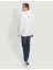 Jprblajason Branding Sweat Hood Erkek Beyaz Sweatshirt 12249401-White 2