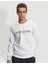 Jprblajason Branding Sweat Crew Neck Erkek Beyaz Sweatshirt 12245593-White 1