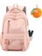 Aşınmaya Dayanıklı Öğrenci Sırt Çantası - Pembe (Yurt Dışından) 1