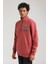 Half-Zip Kestane Slim Fit Half-Zip Sweatshırt 23FWM64065 4