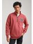 Half-Zip Kestane Slim Fit Half-Zip Sweatshırt 23FWM64065 5