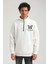 Half-Zip Ekru Slim Fit Half-Zip Sweatshırt 23FWM64065 1