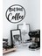 Ahşap Dekoratif Duvar Yazısı - Kahve Köşesi - But First Coffee Circle 2