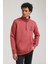 Half-Zip Kestane Slim Fit Half-Zip Sweatshırt 23FWM64064 3