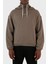 Pamuk Kapüşonlu Yarım Fermuarlı Erkek Sweat 6R1ME6 1jwpz 0440 1
