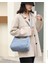 Kadın Rahat Minimalist Kore Düz Renk Moda Kadın Büyük Kapasiteli Kadın Omuz Messenger Çantası (Yurt Dışından) 2