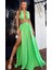 Kadın Beachwear Plaj Astarlı Şifon Kumaş Elbise (Renkli) 1