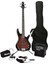 IJSR190U-WNS Walnut Sunburst 4 Telli Elektro Bas Gitar Seti Gigbag & Aksesuar Seti Dahil 1