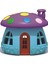 OSER DIŞ TİCARET Süslü Mantar Ev Plastik Bahçe Çocuk Oyun Evi Modelleri 1