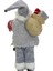 Noel Baba Gri 30 cm 4